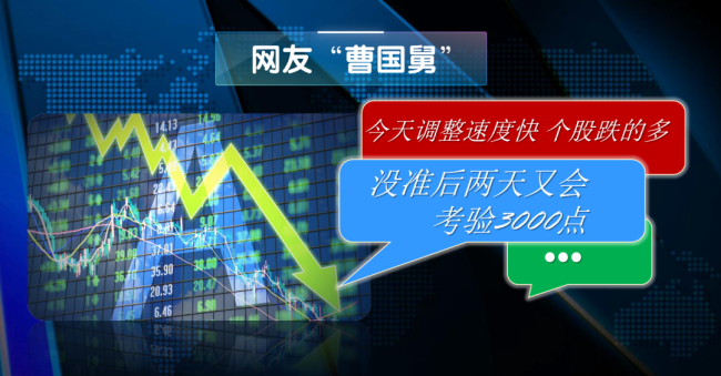 3000点保卫战再次打响 近千只个股跌停或跌超10%