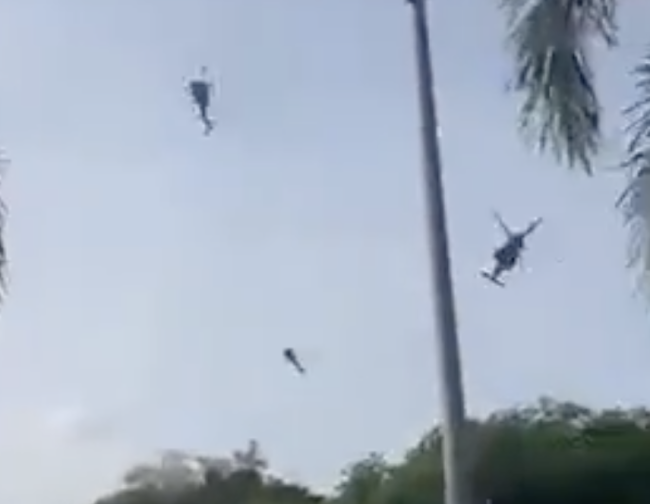 马来西亚直升机相撞致多人伤亡 军机坠毁酿10人亡
