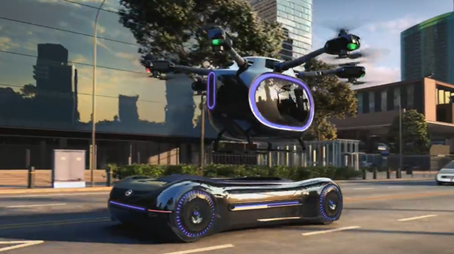 长城汽车据传在2015年启动了飞行汽车项目"飞的科技";奥迪携手空中