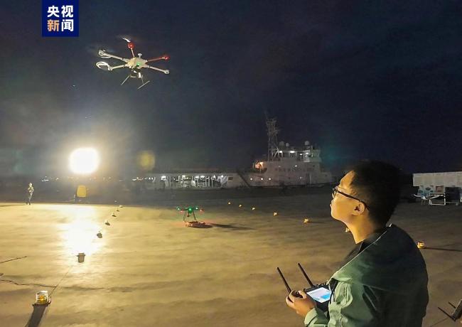 渤海湾首次低能见度海空立体搜救演练举行