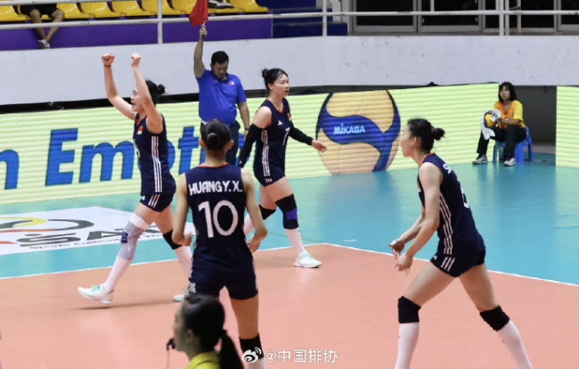 中国队夺得U18女排亚锦赛冠军