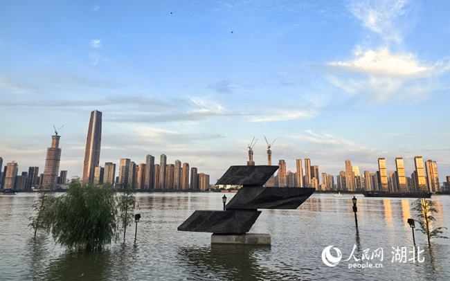 武汉已封堵50座沿江闸口 全力应对长江水位高涨