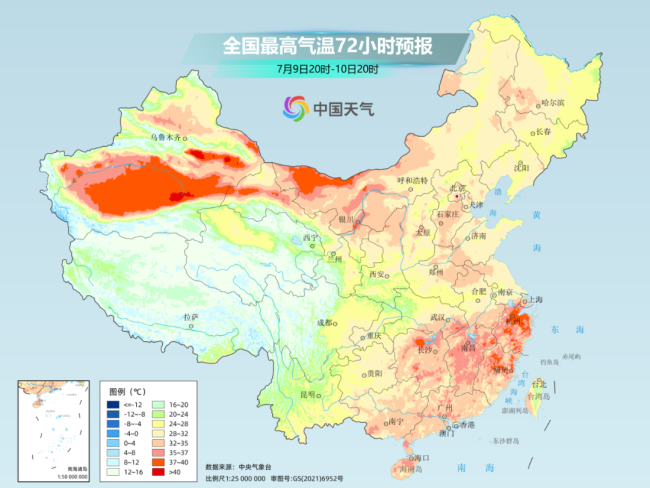 副熱帶高壓位置再次變化！我國主雨帶出現小幅變動