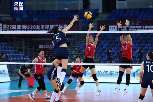 U20女排亚锦赛中国3-1击败韩国，连续7届晋级决赛，单局25-4碾压对手