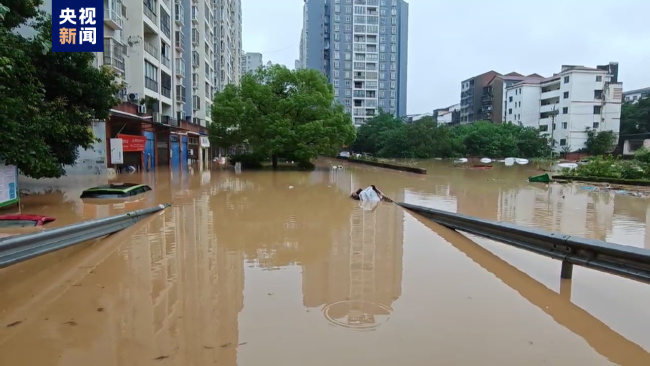 注意！重慶這些地方有大暴雨 部分地區出現內澇