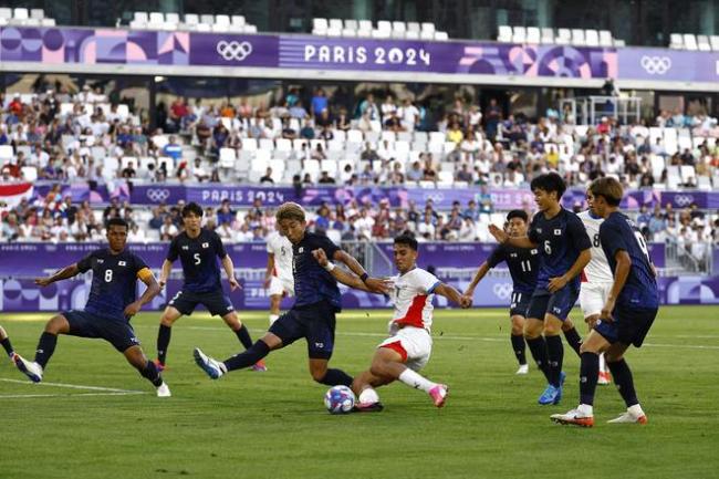 国奥男足日本大胜巴拉圭 5-0开门红