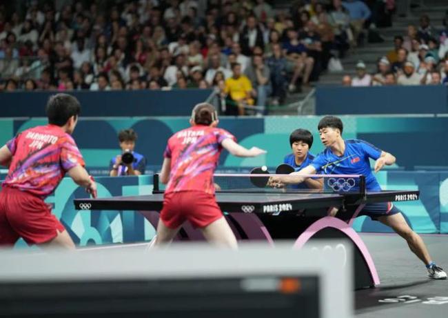击败张本的朝鲜组合曾在北京特训 神秘之师惊艳巴黎奥运