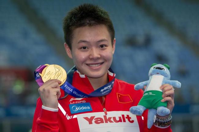 奥运跳水总金牌榜 中国跃居首位，与美并驾齐驱