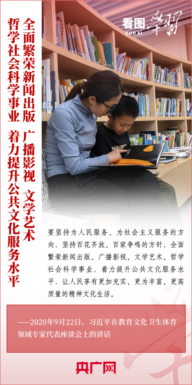 看图学习•改革为人民丨让人民享有更加充实、更为丰富、更高质量的精神文化生活