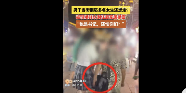 男子当街猥亵多名女生家属扬言他是书记 书记身份能否成护身符？