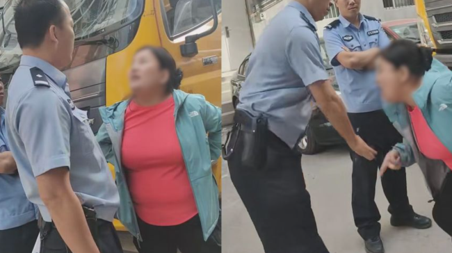 孕妇挑衅民警:袭警大不了三个月