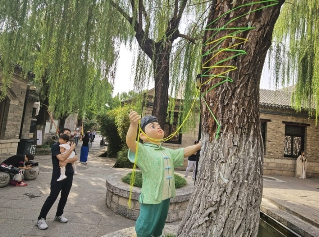 百花洲再上新，多组儿童雕塑艺术品 童趣盎然迎国庆