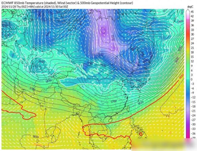 大规模冷空气酝酿中！16省降温7省下雪 新冷空气30日来袭