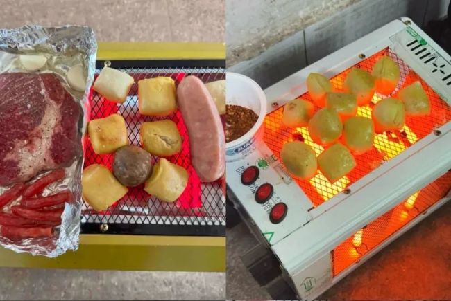 1分钟飙到600℃！电暖器浪漫“内卷”和烤箱抢活干