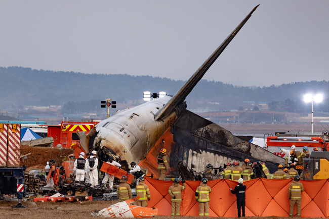 韩国济州航空空难遇难者遗体整理工作结束