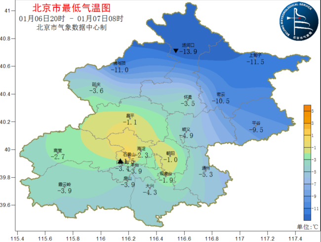 “三九”首日京城北风继续呼啸，气温持续低迷 明日大风持续气温降