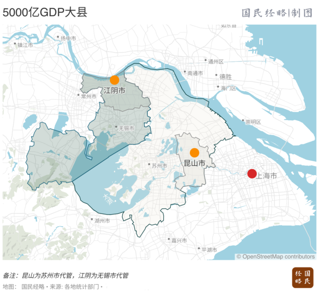 富可敌市！中国第二个5000亿大县，来了 县域经济新标杆