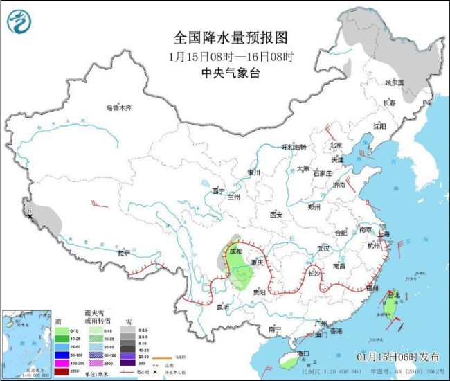 未來一周全國大部降水稀少 多地顯著降溫