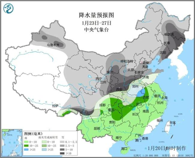 春節(jié)前我國將有大范圍雨雪和寒潮