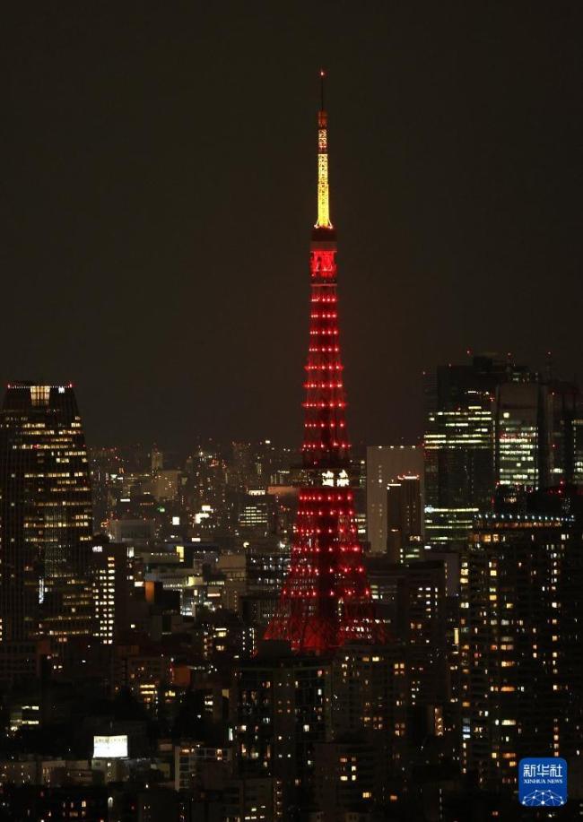 日本：東京塔點(diǎn)亮“中國紅”慶祝農(nóng)歷新年