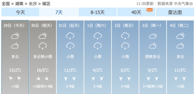 蛇年首場大范圍雨雪登場 湖南多地迎降水降溫