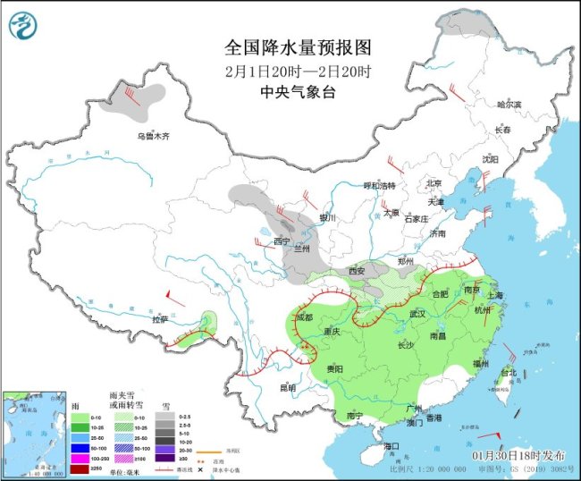 中东部地区有较大范围雨雪过程 多地暴雪灾害风险高