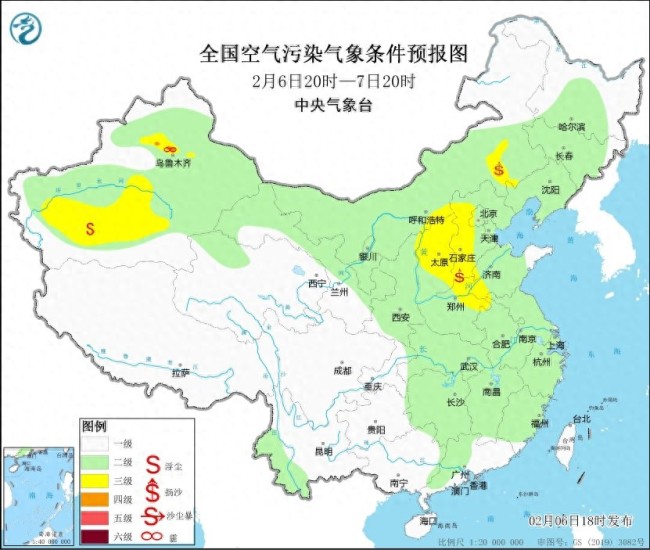 華北西部等地將有沙塵天氣