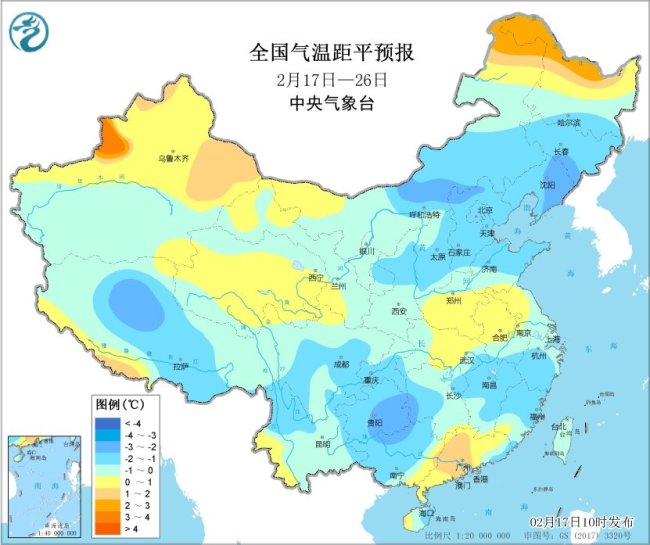 未來(lái)十天北方氣溫多起伏 冷空氣活動(dòng)頻繁