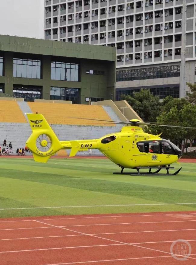 游客摔傷打120 叫來免費直升機 深圳空中救援體系獲贊