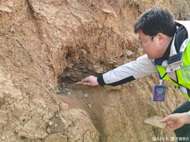 村民平整土地種樹挖出秦漢行宮遺址