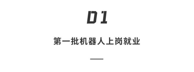 第一批機(jī)器人上崗打工 十八般武藝樣樣精通