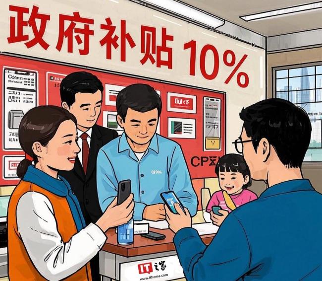 6000元以上手機(jī)迎10%政府補(bǔ)貼