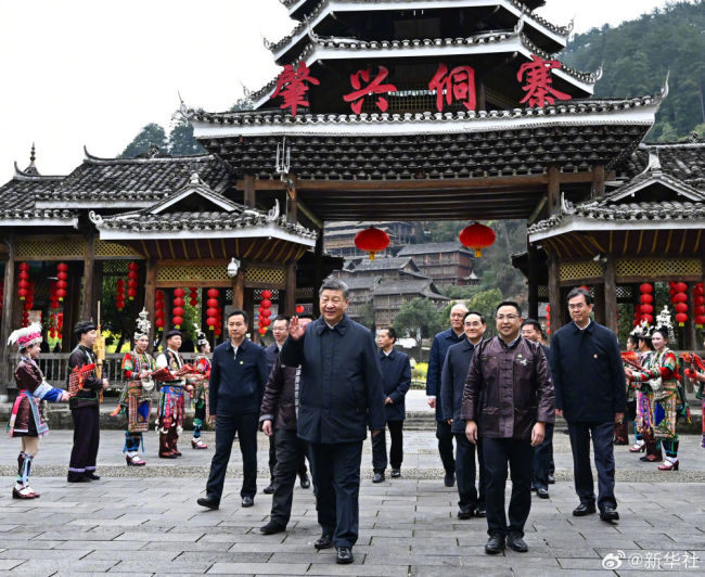 信团鼓楼话振兴，习近平：祝你们的日子越过越红火