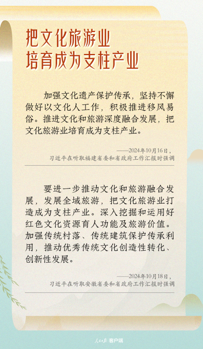 学习笔记丨“文旅产业要走一条持续、健康的发展之路”