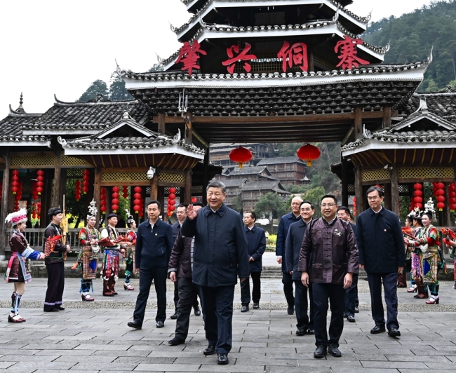 踏访贵州乡村 总书记指引文旅体融合发展方向