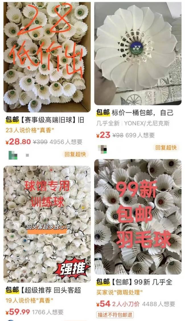 羽毛球漲幅超過黃金 供需失衡推高價格
