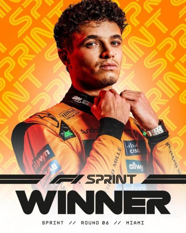 F1邁阿密站：諾里斯奪冠，邁凱倫一二帶回