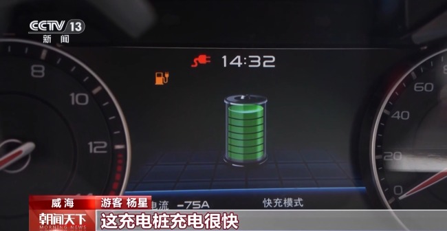 "五一"假期高速服務(wù)區(qū)新能源汽車(chē)充電量創(chuàng)歷史新高