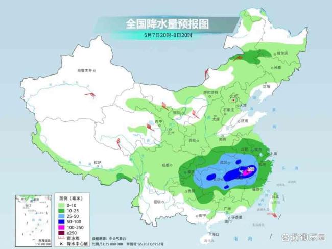 全国降水最强势的一天 暴雨席卷南方多省