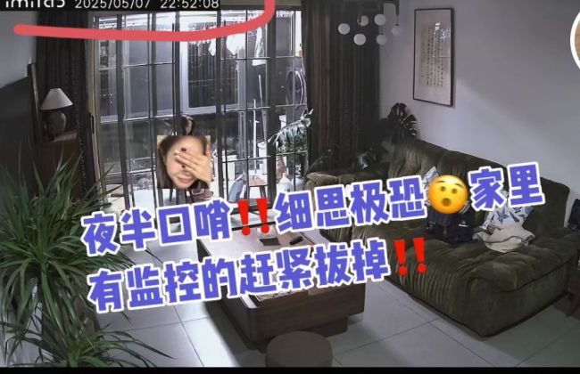 女子半夜聽到攝像頭傳出口哨聲 家中監(jiān)控遭人破解