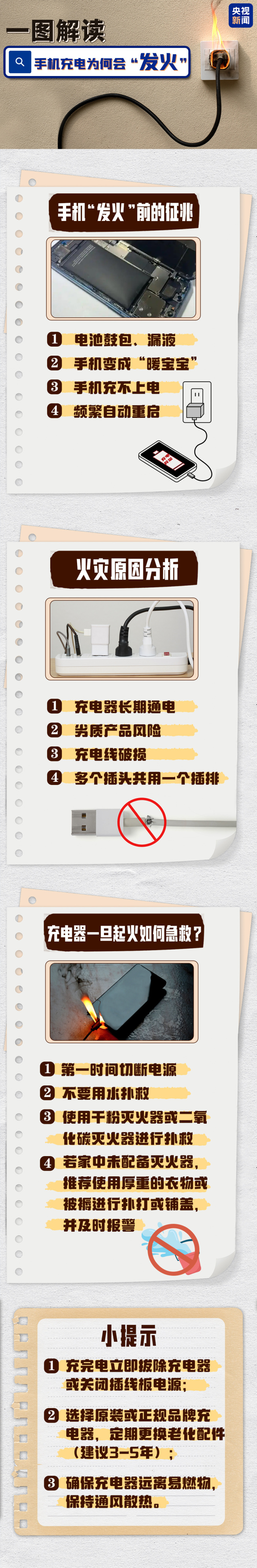 手机充电为何会“发火” 预防小贴士请查收