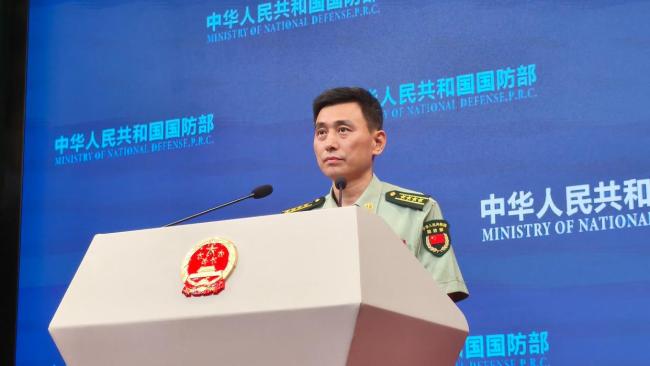 國防部回應(yīng)美稱中方全方位演練收臺