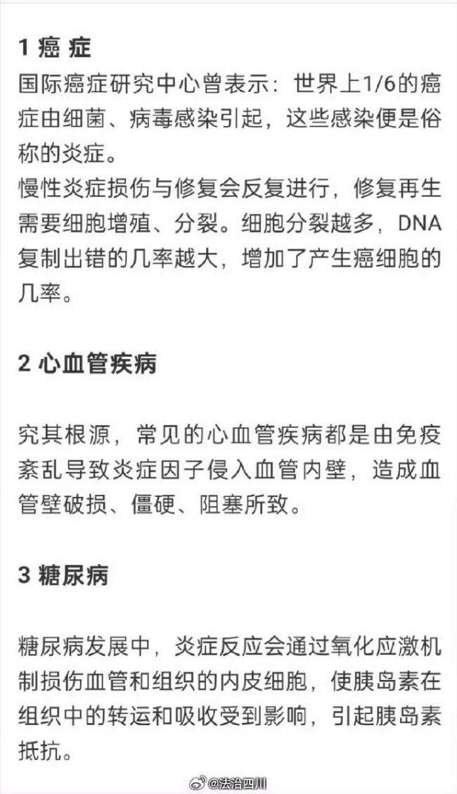 身體炎癥升高會帶來哪些疾??？哪些抗炎食物抗炎效果好