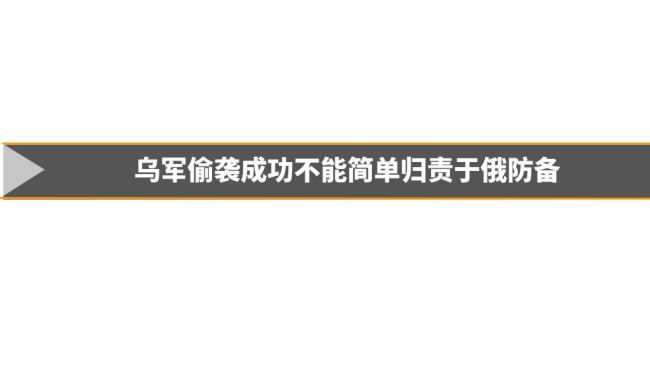 俄为何防不住乌军偷袭行动 背后另有隐情