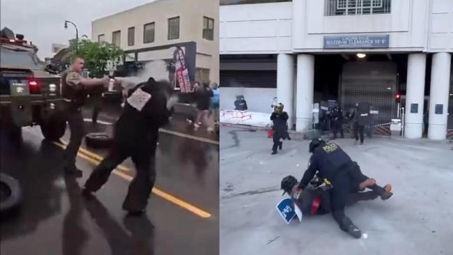 洛杉矶抗议挥舞外国国旗意味什么 特朗普的“外国入侵论”引发争议
