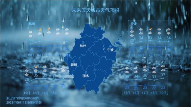 浙江部分高速因强降雨已限行 暴雨持续袭击