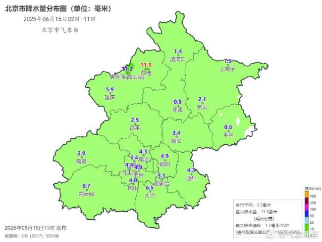 目前北京大部地区降水已结束,预计今天白天局地有阵风 偏北风阵风6级左右