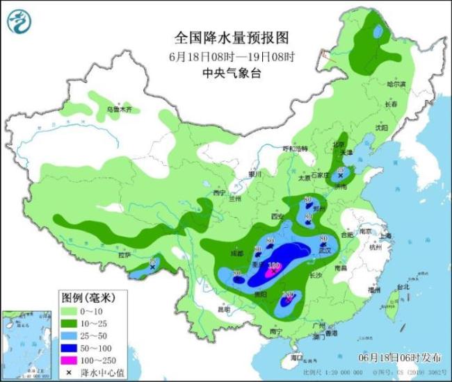 10省区市有大暴雨！中东部强降水过程上线 内蒙古东部及华北东北有强对流天气