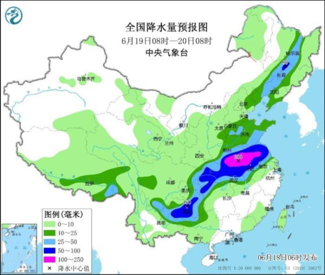 10省区市有大暴雨！中东部强降水过程上线 内蒙古东部及华北东北有强对流天气
