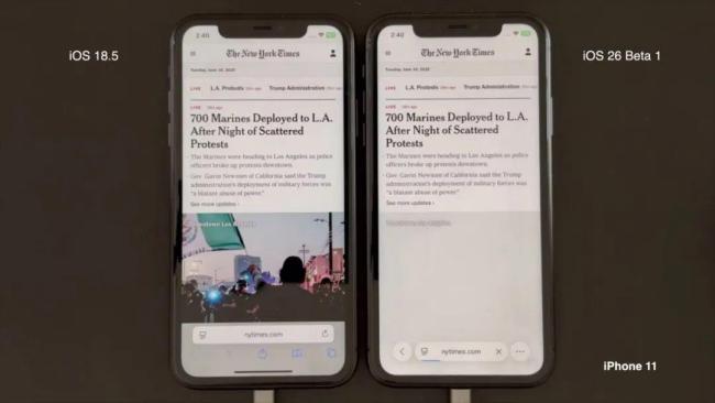 苹果iOS 26值得升级吗 旧iPhone体验下降
